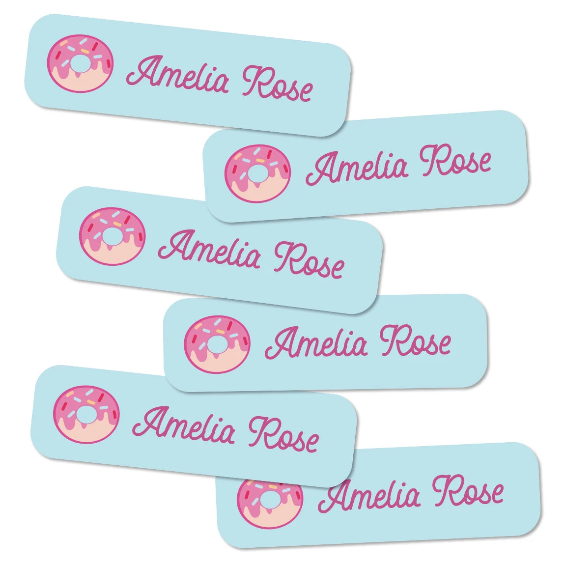 Personalized Name Stickers – Waterproof Custom Labels